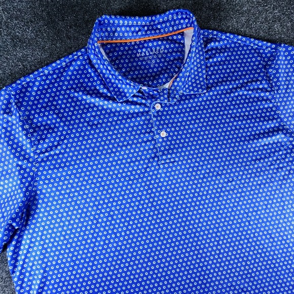 Maelreg Other - Maelreg Performance Golf Polo Shirt Floral Geometric Stretch Men's Size 2XL